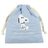 Marimo Craft SNOOPY Plush Toy Series Drawstring Bag Plush Toy Blue W170 X H200mm Approx. SPCQ-460