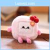 Tofu Plush Stinky Key Chain Bag Pendant Animal Doll Decoration Toy Gift Kids