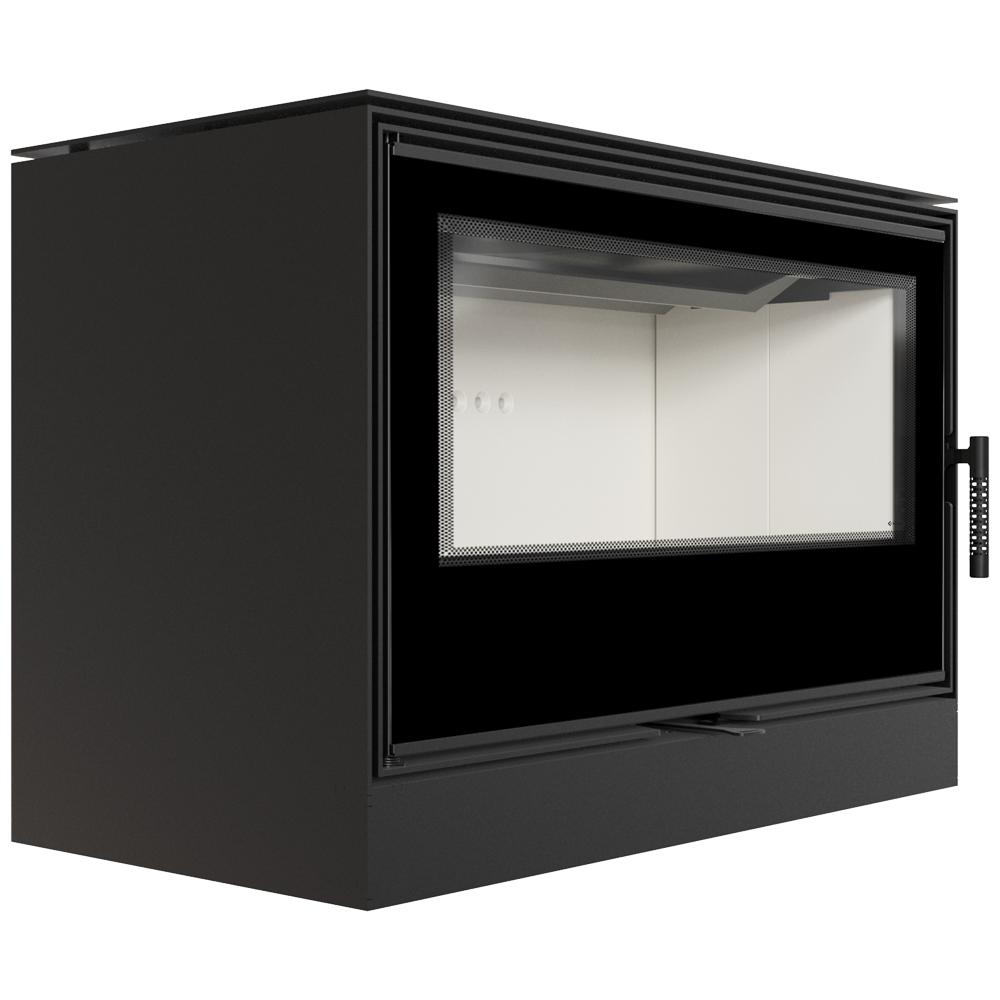 Wood burning steel stove KRATKI KARI 95 Ø 180 14 kW