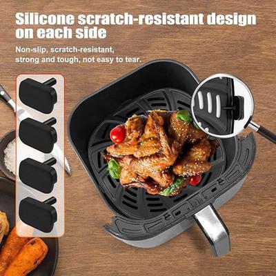 4/8 шт., силиконовые резиновые ножки для фритюрницы Gourmia GAF856 GAF566, термостойкая пищевая защита от царапин, резиновый бампер, сменные аксессуары для фритюрницы