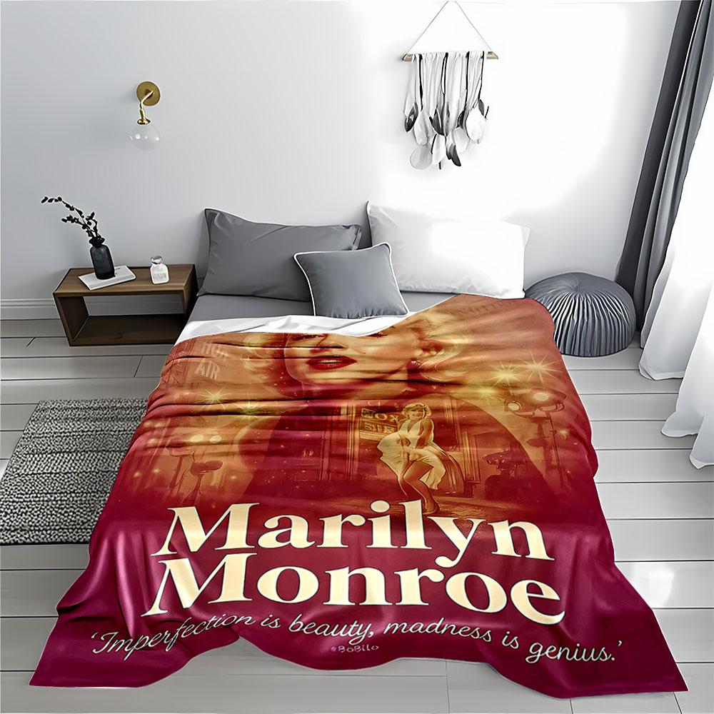Marilyn Monroe Inspired Art Blanket for all seasons blanket lunch break throw gift