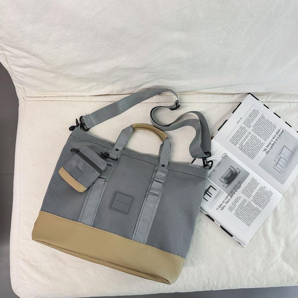 Школьный рюкзак корейская версия, высококлассный ретро повседневный универсальный нейлоновый для пары, большой вместимости уличная сумка-мессенджер