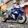 Welly 1/10 YAMAHA YZF-R1 Сплав Гоночный Мотоцикл Модель Симуляция Литой Металлический Мотоцикл Модель Коллекция Детская Игрушка Подарки