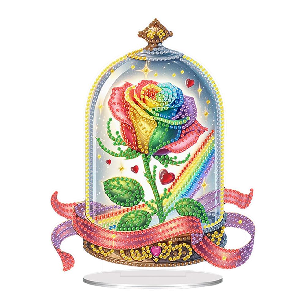 Акриловые мультяшные животные алмазная живопись настольные украшения набор ведьма 5D DIY алмазное искусство настольные украшения для взрослых начинающих