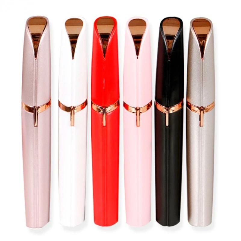 Новый электрический триммер для бровей для женщин, эпилятор для бровей, мини-шейпер, бритва, безопасная безболезненная бритва, ножницы, ручка