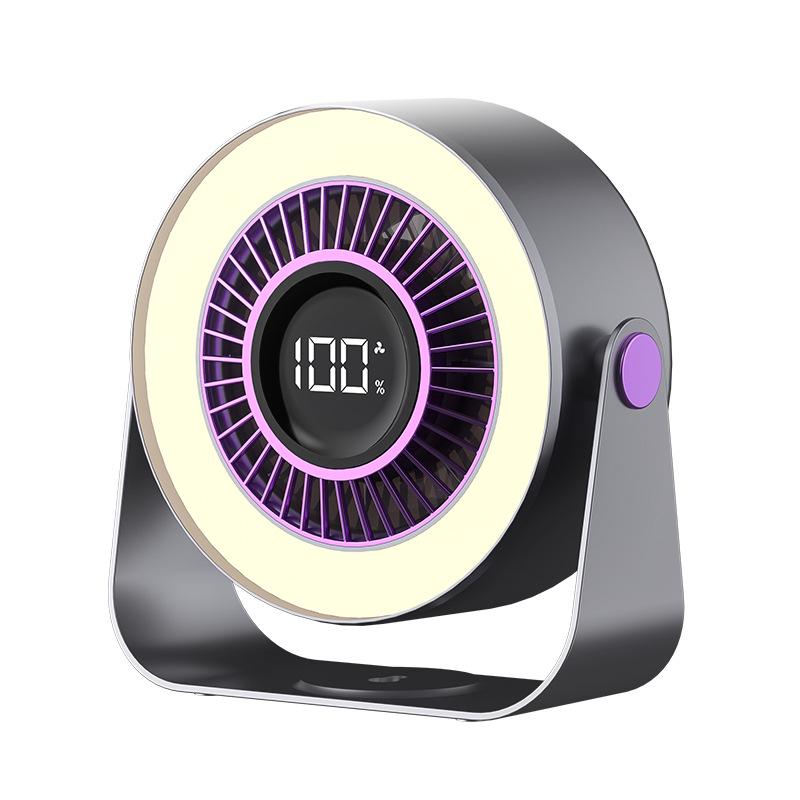 Compact USB Desktop Fan: Portable, High-Power Circulation for Home and Office