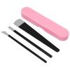 3 шт., нож для педикюра из нержавеющей стали, инструменты для ухода за ногами, набор для удаления омертвевшей кожи