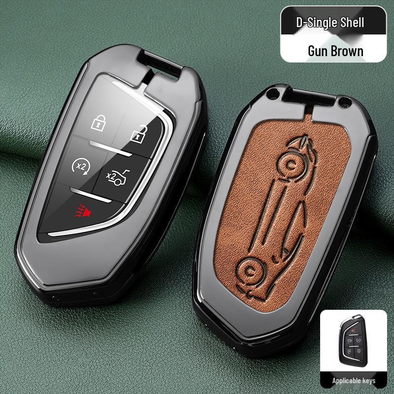 Премиальный металлический чехол для ключа Cadillac XT5, CT5, XT4, XT6, CT6, XTS, ATSL, CT4