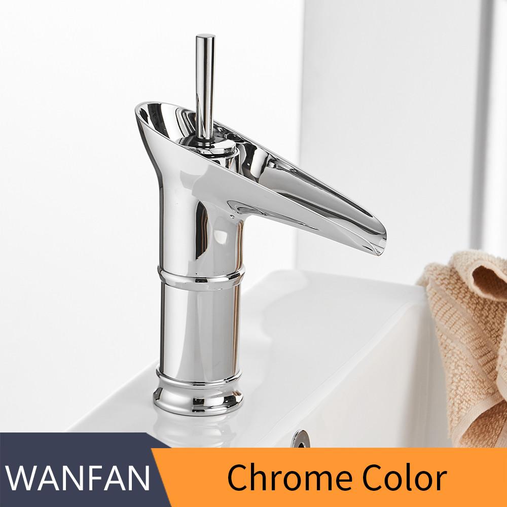 Basin Faucets Waterfall Faucet Basin Mixers Sink Taps Bathroom Faucet Water Tap Rainfall Mixer Torneira Do Anheiro 6088