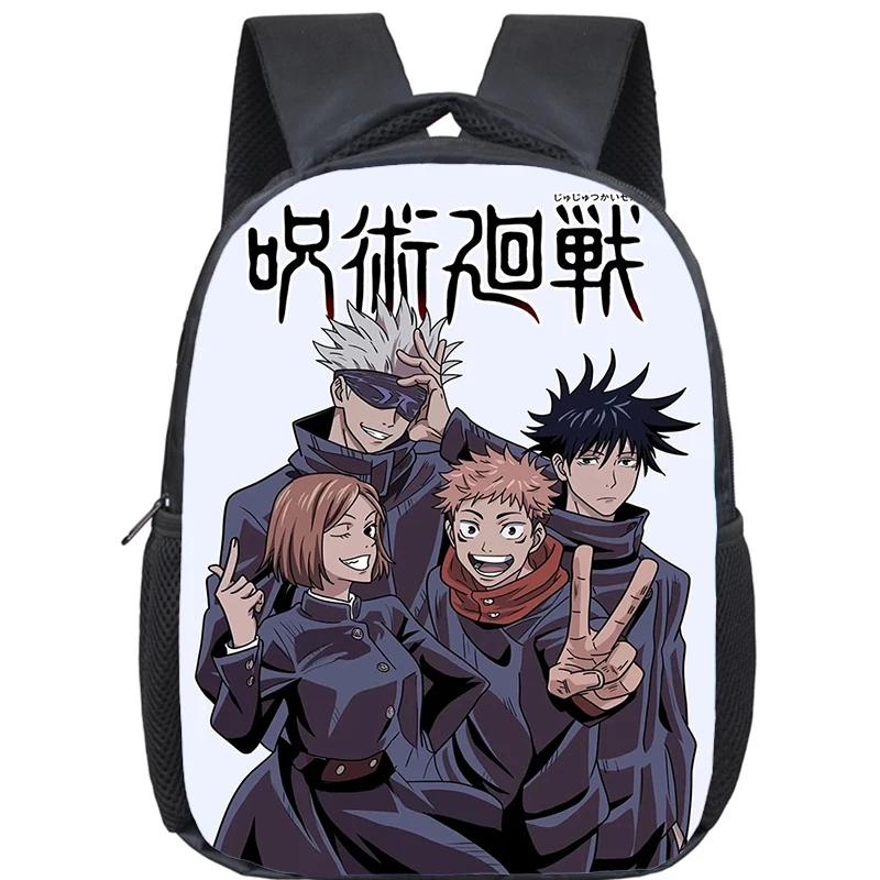 Аниме Jujutsu Kaisen Рюкзак Мальчики Девочки Детский Сад Сумка для Книг Детские Школьные Сумки Манга Gojo Satoru Yuji Itadori Рюкзак Подарок