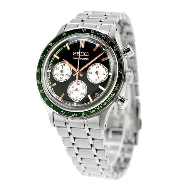 Seiko Selection Кварцевый Хронограф SEIKO SELECTION SBTR057 Мужские Часы на Батарейке, Аналоговые, Зеленые,