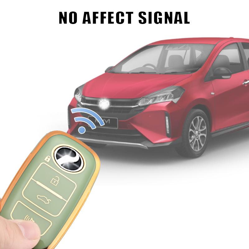 Чехол на 4 кнопки для брелока Toyota Perodua, чехол-футляр для ключа автомобиля, защита умного пульта ДУ, сумка-чехол для ключа автомобиля, 8 цветов