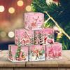 6 шт. Рождественские подарочные коробки со снеговиком и Санта-Клаусом, упаковочные коробки для шоколадных конфет для украшения вечеринки на Рождество