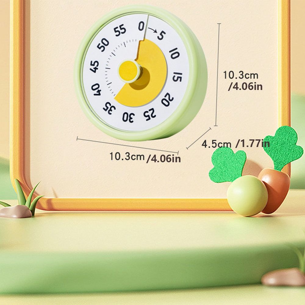 Silent Visual Timer Time Manager Countdown Timer Cute Kitchen Timer Reminder Reading Room