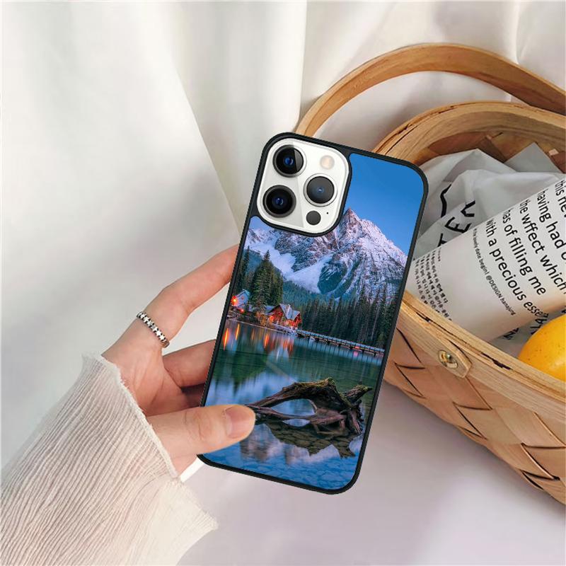 Аниме Природный Пейзаж Чехол для Телефона Для iPhone 17 Air 16 15 14 11 12 13 Pro MAX Plus coque Чехол Оболочка