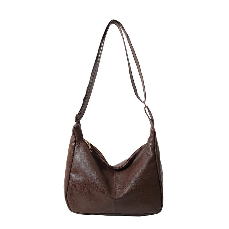 Большая вместительная женская сумка, новая корейская версия мягкой сумки-тоута, модная универсальная простая сумка через плечо большой вместимости