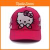 Cartoon Kt Cat Baseball Cap With Breathable Cotton And Features Windproof