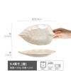 Керамическая тарелка для обеда в виде листа Рыбное блюдо Подарочные тарелки Тарелка для стейка в западном стиле Тарелки для суши Блюдо для закусок Фруктовая миска Миска для десерта