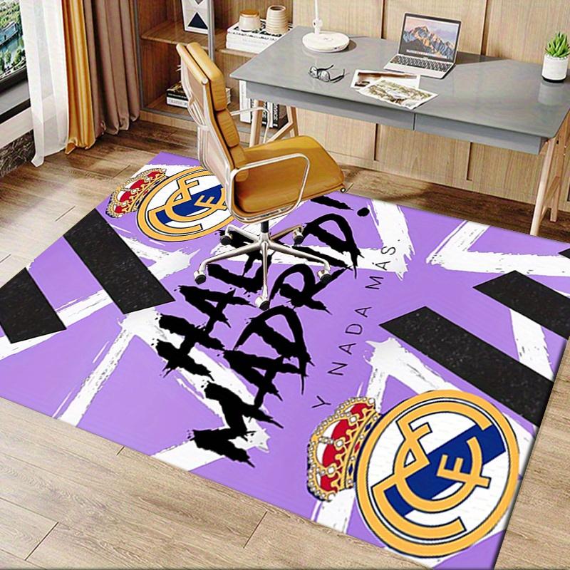 1 шт. Реал Мадрид, Футбольный клуб, Спортивная команда, Ковер для офиса, Мягкий полиэстер, Коврик для прихожей, Моющийся, Не