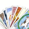 Таро 78 карт Милый Таро-колода Английский Видения Гадание Настольные Игры Для Семьи Друзей , Подарки на Хэллоуин и Рождество