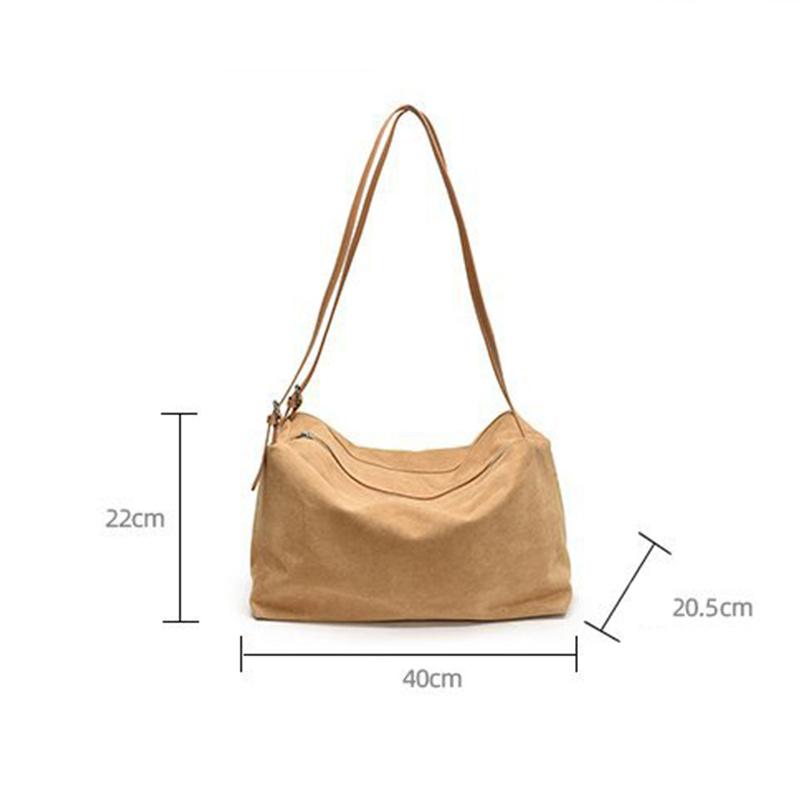 Осень Зима Большая Бостонская Роскошная Дизайнерская Сумка Тоут из Мягкой Матовой Замши Женская Сумка Ручная Сумка Женская Сумка через Плечо Кроссбоди CLE