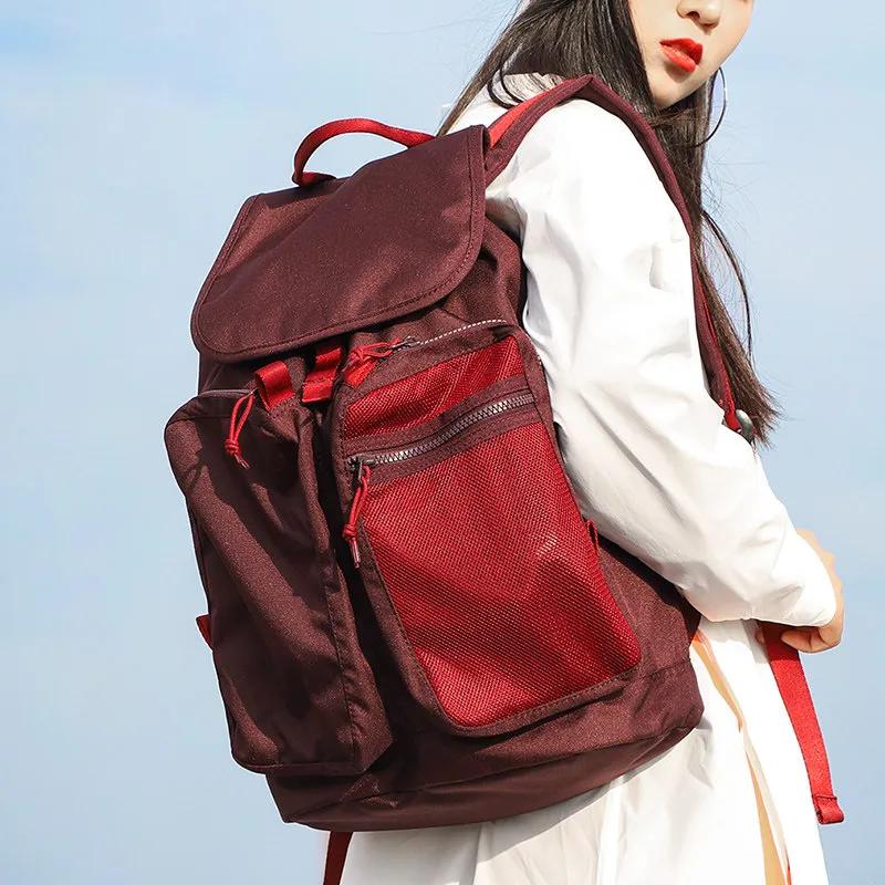 Converse Backpacks Black Currant Red (Unisex) Backpacks 10019892 A03