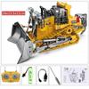 2.4Ghz RC Alloy Excavator Toy, 1:24 Construction Vehicle with LED Lights & Sound, Gift for Boys 7-14 Years