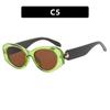 European and American square sunglasses, new sunglasses, personalized fashion sunglasses ins sense women