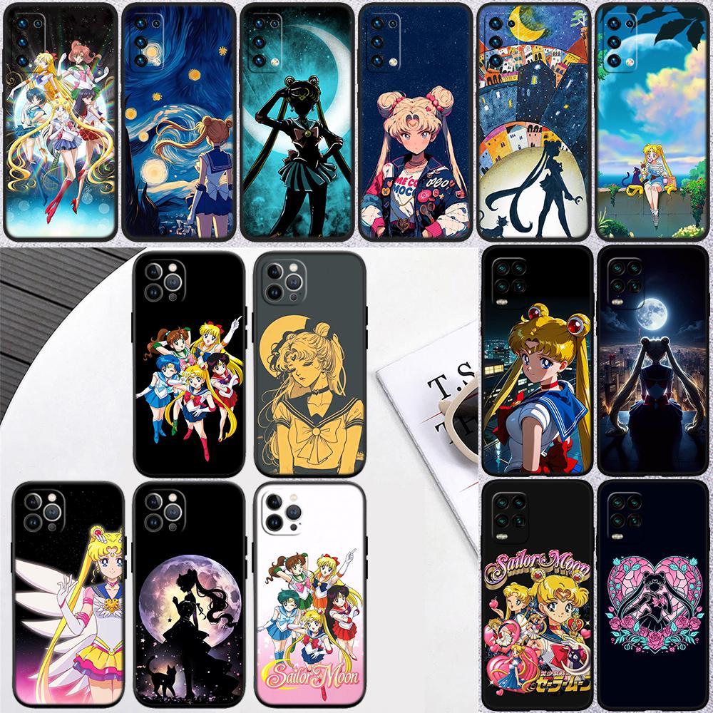 S-Sailors-wallpaper M-Moon Phone Case for Motorola Moto Edge 60 60s 70 G86 G56 G54 E14 G04S G45 G54 G64 Pro Power Neo Fusion