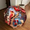 1pc Winter Cardinals in Nature Umbrella with Plastic Handle,Suitable for All Seasons Home Travel Outdoor UmbrellaDD779