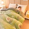 Превосходное теплое полотно Двустороннее бархатное одеяло Толстое Теплое Нежное и Мягкое Одеяло Плюшевое Односпальное Студенческое Общежитие Одеяло