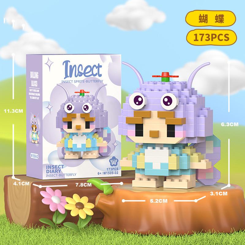 Animal Cat Bricks Constructor Set Micro Building Blocks Children Toy Adult Particle Building Block Dog Mini Toys Home Decoration