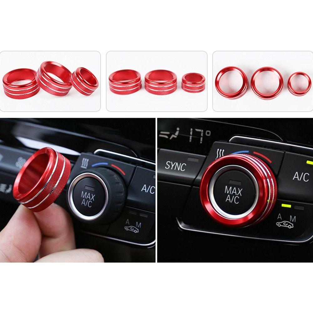 Украшение Кольцо ручки кондиционера Автомобильная ручка кондиционера Регулятор громкости Накладное кольцо