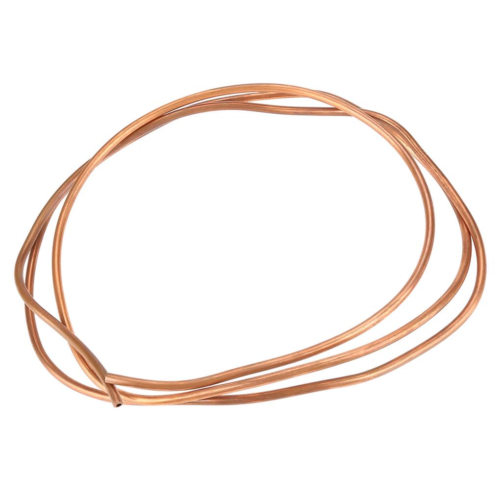 2m T2 Soft Copper Coil Tube Pipe ID 4mm OD 5mm Thickness 0.5mm for Refrigeration