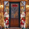 Door Couplet Banner 2pcs 71x12in New Year Porch Hanging Decor