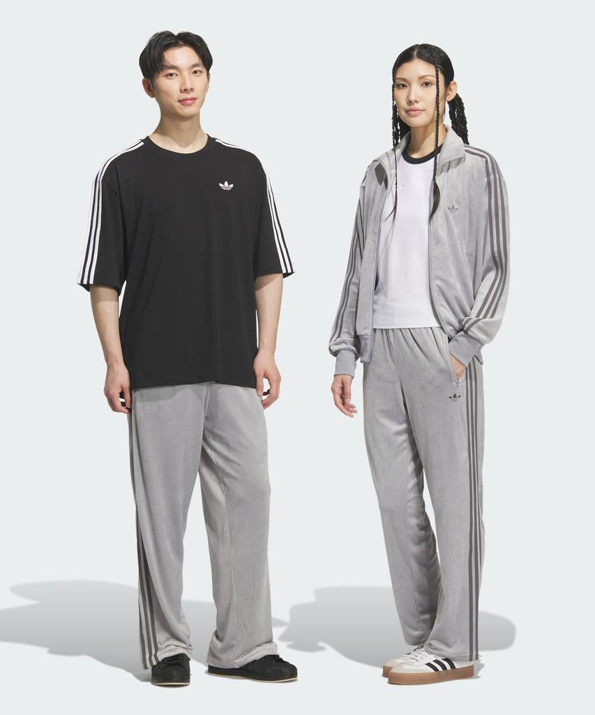 ADIDAS Firebird Velour Track Pants - Light Onyx / Kq5483