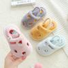 Children's Cotton Slippers For Boys Winter Warm Indoor Home Non-slip Girls Cute Cartoon Baby New Cotton Slippers