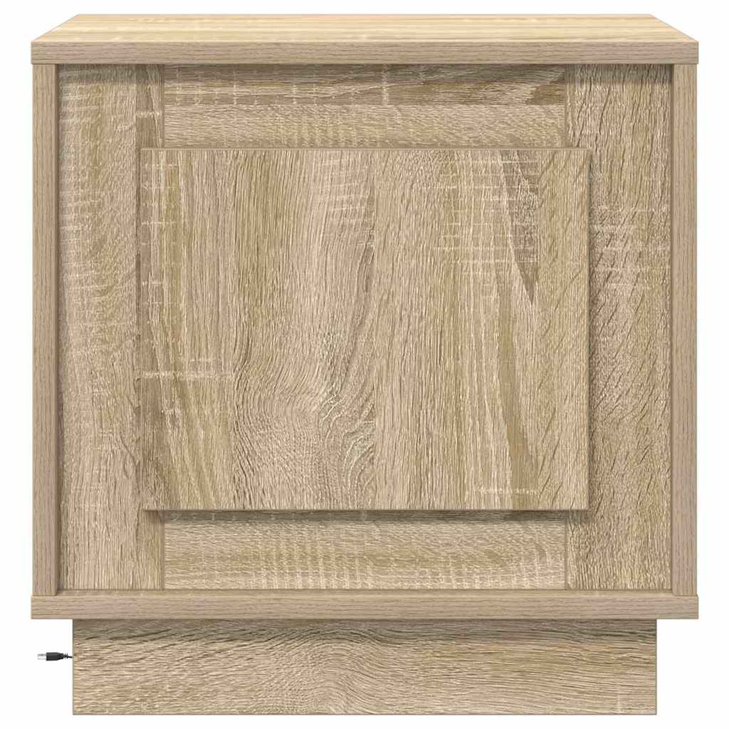 Nightstand Sonoma Oak 44 x 34.5 x 45 cm Engineered Wood