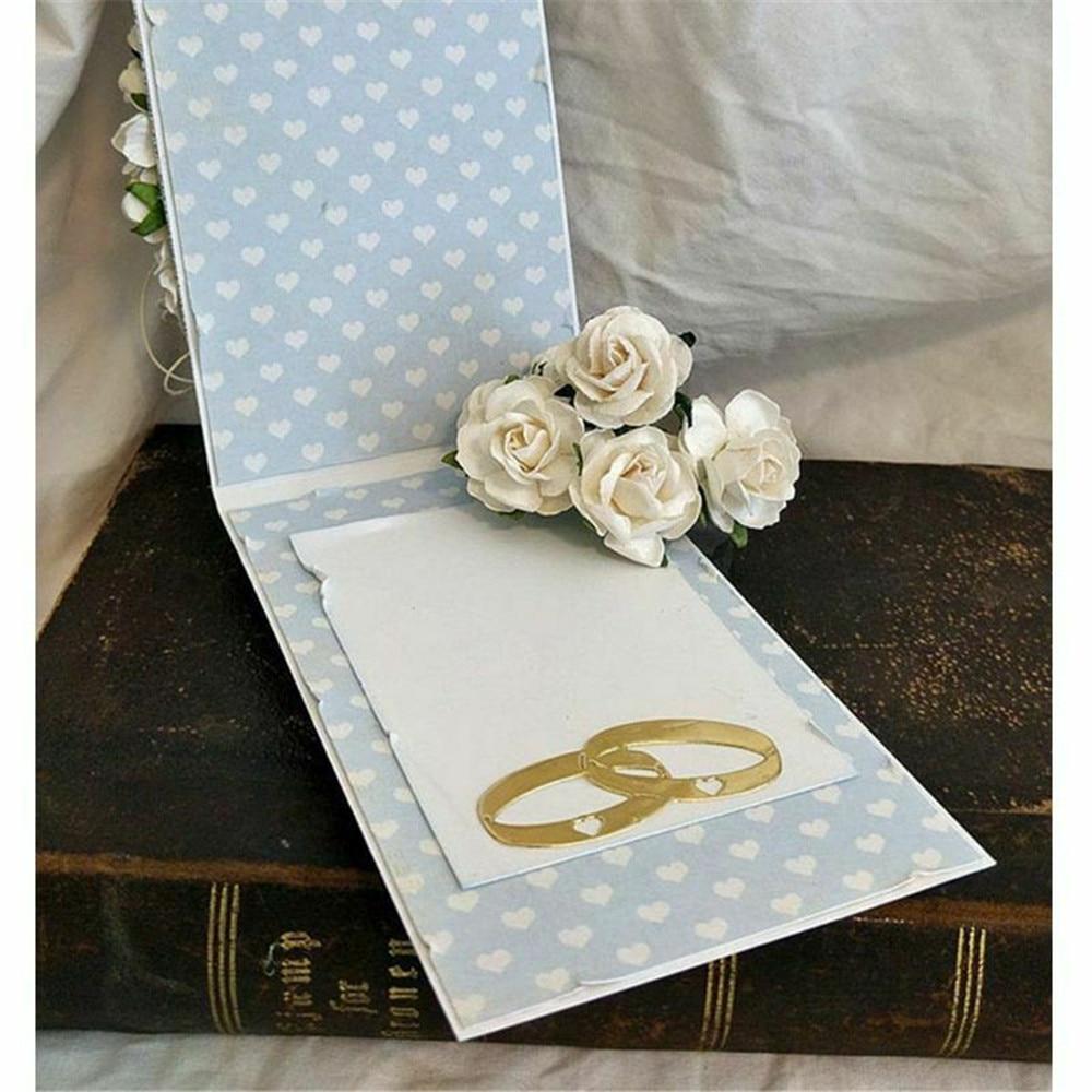 Обручальные кольца, металлические штампы, штампы для скрапбукинга, ремесленное тиснение, высечка, трафарет, шаблон