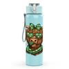1PC St Patrick Highland Cow Art 750ml Color Plastic Sports Water Bottle Leakproof Flip Straw Lid Suitable for Sports Office Home Use