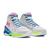 Under Armour Детские кроссовки Curry 2 Retro GS Splash Party Серый Halo-Gray Electric-Blue 3026305-100