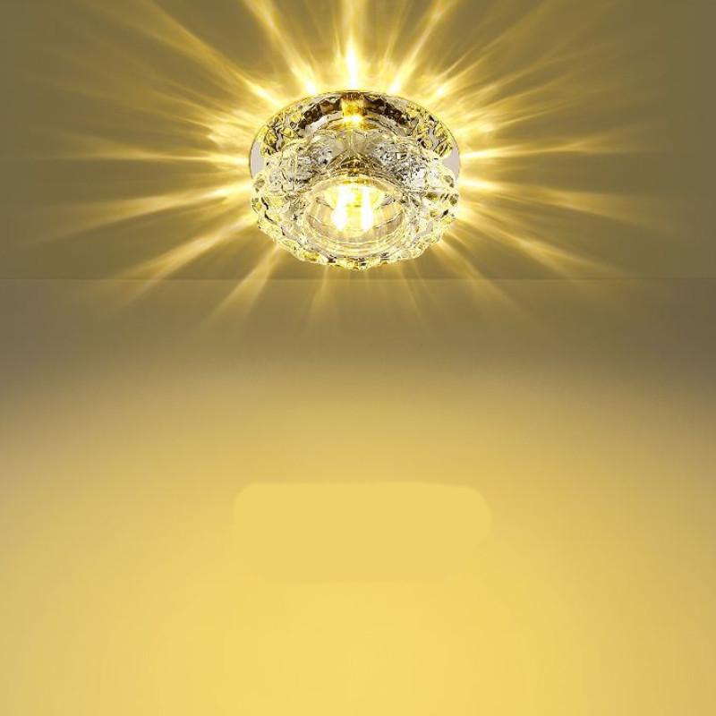 Spotlight Led Crystal Downlight For Aisle Entrance Hall Ceiling Light Fixture