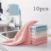 10 Pcs Cleaning Cloths Effective Stain & Grease Remover Multifunctional Household Rags  Durable Easy To Clean and Reusable Towels