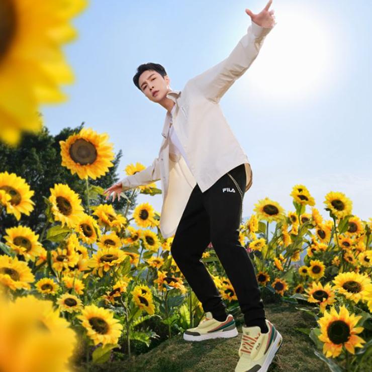 Fila Solid Color Casual Knit Sports Pants Men Bottoms Black F11M329606FBK