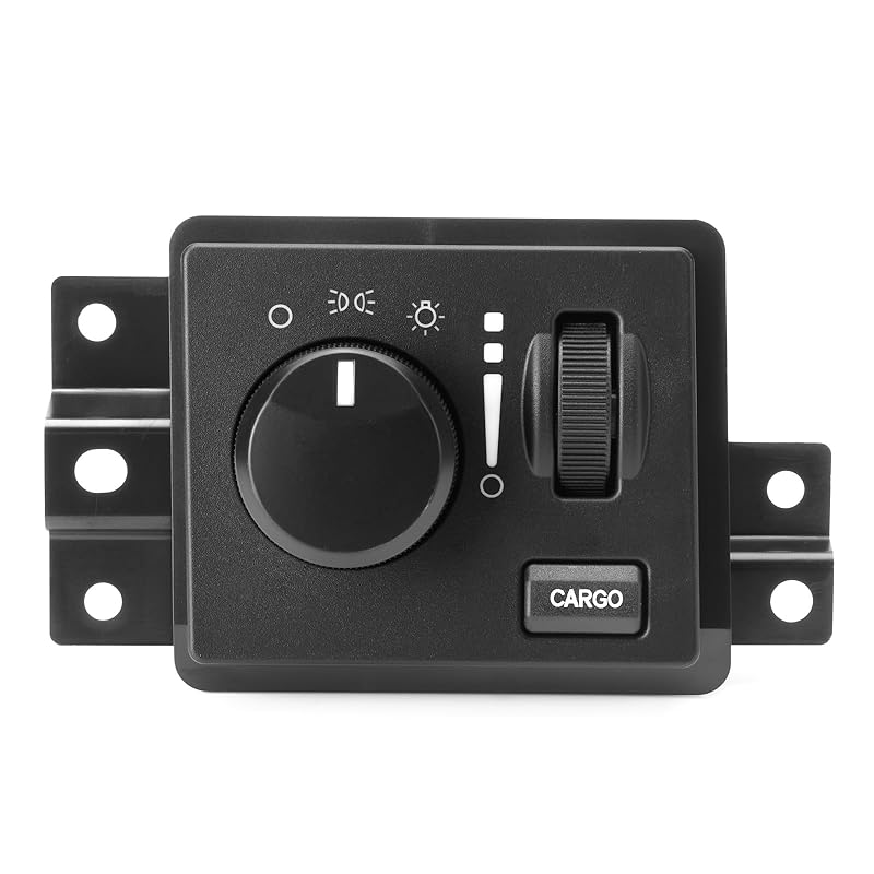 Переключатель управления фарами для Dodge Ram 1500 2500 3500 2006-2009, Dodge Dakota 2005-2010, Dodge Durango 2007-2009, Переключатель противотуманных фар, Фары, Лампа багажника