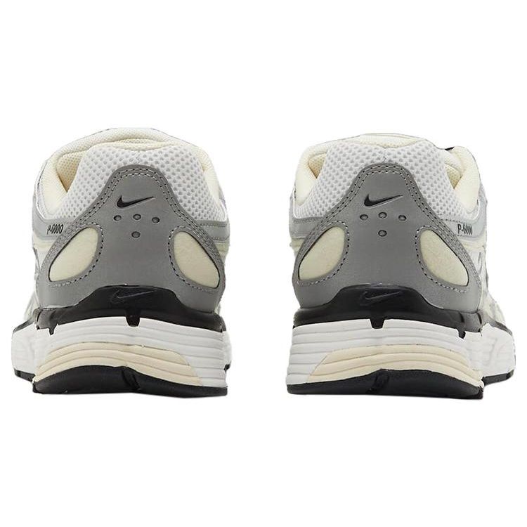 Nike P-6000 Coconut Milk Metallic Silver Женские кроссовки Кремово-черные Summit-White FV6603-100