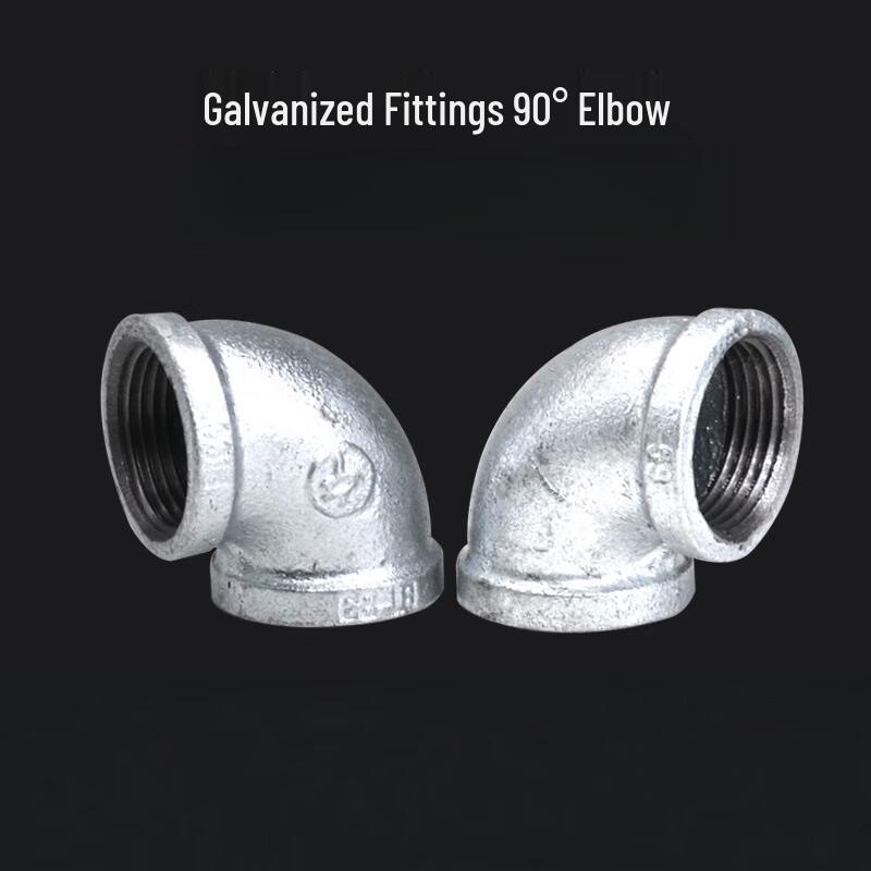Lixian Galvanized Carbon Steel 90-Degree Elbow