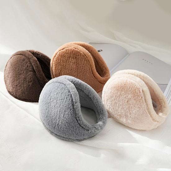 Yousheng Зимние наушники Толстые плюшевые Ветрозащитные Морозостойкие Защита ушей для улицы Наушники для работы на улице