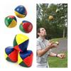 Красочный жонглирующий мяч Классический мешочек с бобами Игрушка для занятий спортом на открытом воздухе для детей Веселые занятия