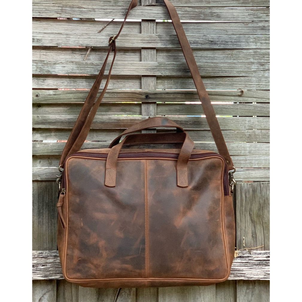 Новая сумка-мессенджер ручной работы из натуральной кожи в деревенском стиле, сумка для ноутбука, мужской портфель, сумка-портфель через плечо